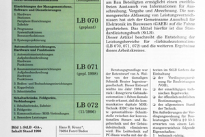  Früh widmete sich die tab – hier das MSR-Sonderheft 1998 – dem Thema der Gebäude­automation. Ab Seite 70 in dieser Ausgabe lesen Sie einen Rückblick von Hans Kranz, der Autor dieses Beitrags war, zur Entwicklung der Gebäudeautomation in den letzten Jahrzehnten. 