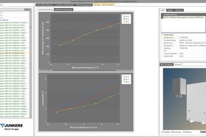  Leistungsdiagramme und Geometrie der Luft-/Wasser-Wärmepumpe „Compress 7000i AW 9“ aus VDI 3805-Funktionen im Katalog-Auswahl-Tool  