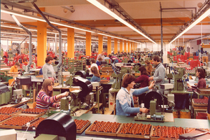  Die Produktion am Standort Niederstetten beginnt 1981 mit eigener Wickelei. 