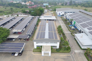  Ausgestattet mit Solartechnologie, spart der Produktionsstandort in Klaeng/Thailand bis zu 2.000 t CO2 pro Jahr ein. 