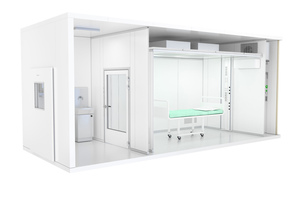  modular aufgebaute und mobile Intensivpflegestation (ICU)  