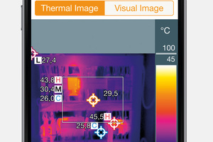  Achten sollte man auch darauf, ob eine Auswertungs-Software oder ‑App für die Wärmebildanalyse und Bericht­erstellung verfügbar ist. 
