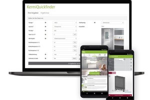  Der „KermiQuickfinder“ steht für die einfache Wärmebedarfs- und Heizkörperermittlung. Nun wurde die mobile App-Version um das Kermi BIM-Portal erweitert. 