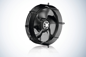  Der neue Axialventilator „AxiEco Protect“ arbeitet auch bei steigendem Gegendruck mit sehr hohem Wirkungsgrad und selbst die AC-Ausführungen erreichen die Anforderungen der zukünftigen ErP-Richtlinie. 