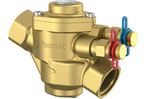  „NexusValve Vivax G2“ ist eine 2-in-1-Lösung aus dif­fe­-renz­druck­unab­-hängigem Mengenbegrenzer und Regelventil, die den Volumenstrom automatisch auf dem Sollwert hält und eine optimale Versorgung bei allen Lastzuständen sicherstellt. 