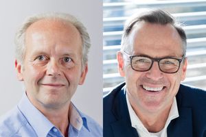  Wechsel bei der Hansa Armaturen GmbH: Manfred Stratmann (links) übergab an Thomas Musial (rechts), der als Director Region Central am 15. November 2020 startete. 