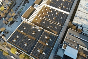  Mit 568 Paneelen auf rund 10.0000 m2 hat das „Centro Tesoro“ die aktuell größte innerstädtische PV-Anlage in München. 