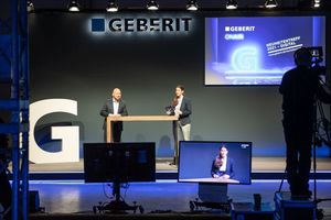  Produktneuheiten hautnah erleben: Geberit präsentiert live „on Air“ die wichtigsten Neuprodukte 2021. 
 