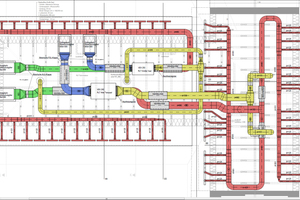  Schema der Lüftungsanlage im Dachgeschoss  