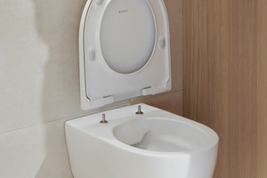  Dank der Quick-Release-Funktion und der überarbeiteten „Rimfree“-Funktion ist das neue „iCon“-Wand-WC stets einfach sauber zu halten.  