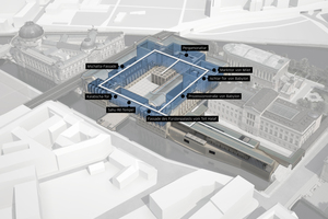  Das auf der Museumsinsel in Berlin gelegene Pergamonmuseum wird umfassend saniert. 