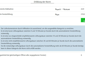  Ergebnis der Berechnung mit der KNL-Planungshilfe 