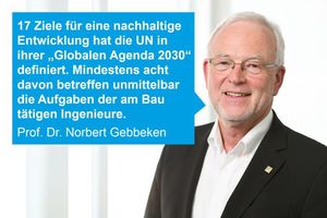  Prof. Dr Norbert Gebbeken, Präsident der Bayerischen Ingenieurekammer-Bau 