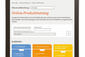  Die Online-Variante des Produktkatalogs bietet noch mehr Hintergrundinformationen. 