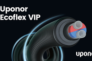  Dank des innovativen Dämmstoffs verbindet das neue vorgedämmte Rohr Uponor Ecoflex VIP für Nahwärmenetze eine hervorragende Dämmleistung mit hoher Flexibilität, kleinem Durchmesser und nachhaltigem Design. 