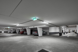  Installation der „RS PRO Connect 5100“-LED in der Tiefgarage 