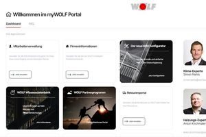  Auf dem myWolf-Portal finden Fachpartner auf einer zentralen Online-Plattform alle digitalen Dienste, die ihre tägliche Arbeit deutlich erleichtern. 