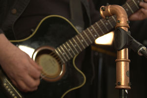  Live-Tests des außergewöhnlichen Mikrofons aus Sanha-Kupferfittings im goldsoundmusic-Studio in Hagen. 