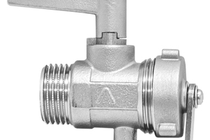  Mit dem KFE-Hahn „Flow!two“ lassen sich Heizungs-, Kühl-, Solar- und Trinkwasseranlagen schnell und sicher installieren.  
