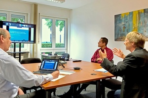  Günther Mertz begrüßte die Teilnehmerinnen und Teilnehmer der Online-Informationsveranstaltung. 
