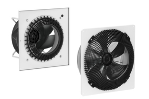  Das „FlowGrid“ eignet sich für Radialventilatoren (links) und Axialventilatoren (rechts) 