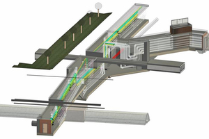  Isometrie eines Leitungskanals als BIM-Planung  