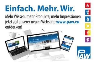  PAW setzt auf eine neue Homepage – im Fokus steht ein intensiverer Informationsgehalt. 