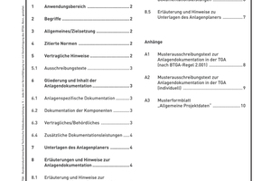  Das Deckblatt der überarbeiteten BTGA-Regel 2.001 