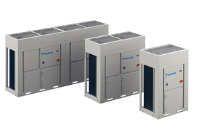  Der „R-32 Small Inverter Chiller“ umfasst Baureihen bis 91 kW. 