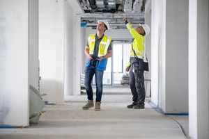  Besprechung und Begehung auf der Baustelle 