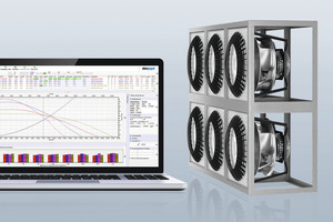  Mithilfe des Auswahlprogramms „FanScout“ von ebm-papst lässt sich eine wirtschaftliche Ventilatorkombination ermitteln, auch für „FanGrids“. 