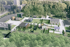  Das Fieldlab „The Green Village” auf dem Campus der TU Delft dient der Erforschung nachhaltiger Methoden und Technologien zur Warmwasser- und Heizwärmegewinnung unter Realbedingungen 