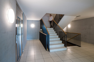  Licht im Treppenhaus nur dort, wo es benötigt wird – dank der Installation der „RS PRO Connect R-Serie“ 
