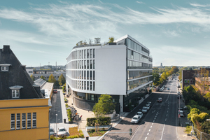  Die Ende 2019 eröffnete Büroimmobilie „The Ship“ in Köln-Ehrenfeld zählt zu den digitalsten Gebäuden Deutschlands  