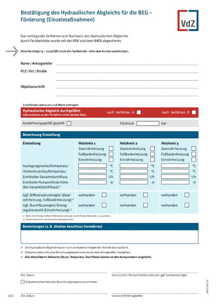 Hydraulischer Abgleich: Software & Apps - Vergleich 2024