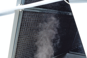  Zusätzliches Befeuchtungssystem für die Prozesskühlung der Kälteanlagen (Kaltwassersatz).  