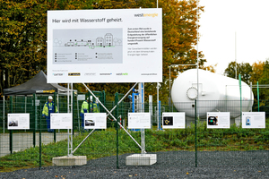  In Holzwickede wurde im Oktober 2022 das Pilotprojekt „H2HoWi“ gestartet. Es erprobt die Versorgung mehrerer Betriebe mit Wasserstoff zur Wärmeerzeugung.  