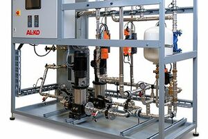  Hydraulikstation AL-KO HYDRO-OPT M® zur energieeffizienten Rückgewinnung von Wärme und Kälte in zentralen Lüftungsanlagen 