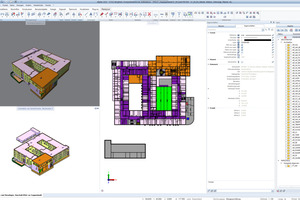  Die eingesetzte BIM-Software in diesem Projekt war Allplan und Solibri. Hier ein Screenshot von Allplan. 