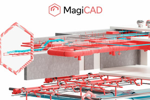  MagiCAD für Revit erweitert den Planungsumfang von Autodesk Revit für alle TGA-Gewerke – inklusive Elektro 