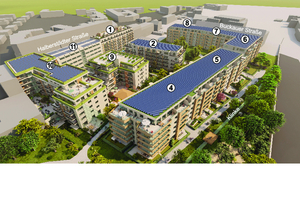 Das „Klinke Viertel“ soll ab dem Jahr 2027 einen Hotspot im Magdeburger Stadtteil Sudenburg bilden. Das Baufeld entsteht auf einem ca. 20.000 m² großen Gelände mit 10 Neubauten, ergänzt von einem sanierten Gewerberiegel (Haus 11). Gebäude 1 wurde in 2023 realisiert.  
