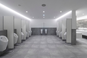  Die größte Herausforderung bei der Sanitärplanung eines Messegeländes ist die stark schwankende Nutzerfrequenz. 