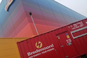  Ein 800 kVA Bredenoord Aggregat sichert Produktion &amp; Logistik des Konsumgüterherstellers ab.  