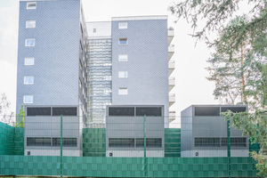  Drei Dimplex Wärmepumpen des Typs „System C LA 60S-TU“ wurden für die Beheizung eines Mehrfamilienhauses mit 32 Wohneinheiten in Hilden eingesetzt. 