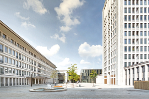  Das Gerling-Quartier in Köln vereint nach der umfassenden Sanierung historische Architektur mit moderner Nutzung.  