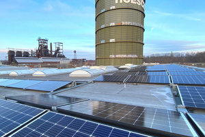  Inzwischen wurden neben der ersten PV-Anlage zusätzlich 143 kWp Leistung installiert.  