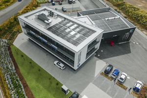  Für seinen Neubau setzt das Ingenieurbüro Fahrzeugtechnik Happel auf eine nachhaltige Wärmeerzeugung, einschließlich PV-Anlage. 