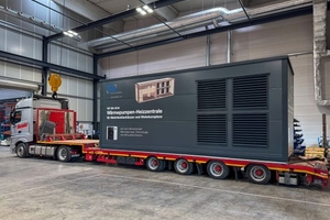  Die externe Heizzentrale wird am PreFab-Standort in Kleve vorgefertigt und nach eingehender Systemprüfung zum Bestimmungsort gebracht. 