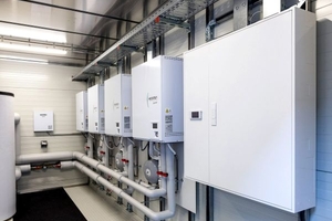  Die Regelungstechnik sorgt dafür, dass die einzelnen Komponenten energieeffizienzoptimiert aufeinander abgestimmt sind. 