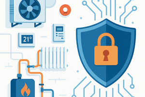  Mit zunehmender TGA-Vernetzung steigt auch das Cyber-Risiko. 